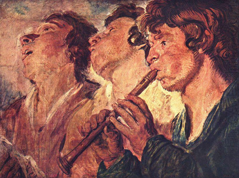Jacob Jordaens Three Musicians china oil painting image